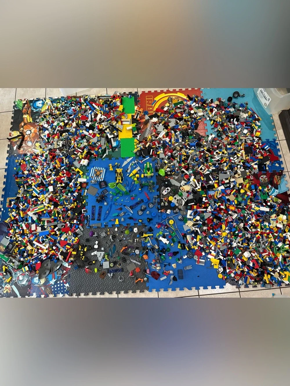 Vintage Lego lot 90-00s 35 pounds good rare pieces